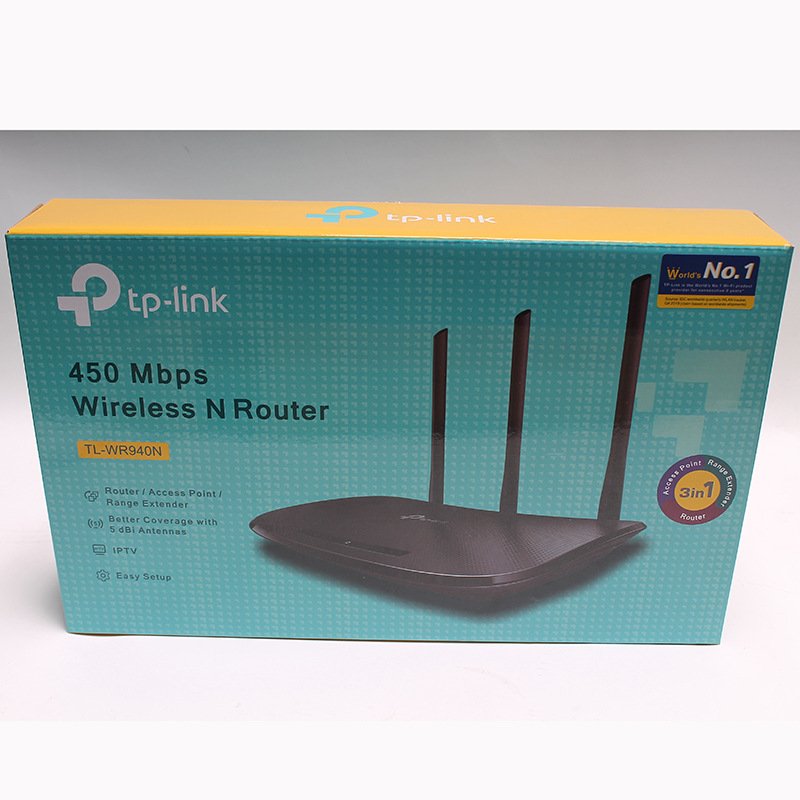 TP-Link TL-WR940N 450mbps High Speed Wireless Router Supports 5G 4G 3G and LTE Networks for Home Use